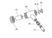 Tumble Barrel Cabinet Blast Gun