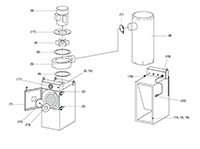 ZERO® DCM 161 Tumble Blast Cabinet