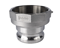 316 Stainless Steel A Adapter (Reducer) Camlock Fitting