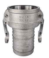 316 Stainless Steel C Coupler Heavy Wall Camlock Fitting