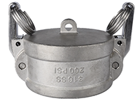 316 Stainless Steel Dust Cap Heavy Wall Camlock Fitting