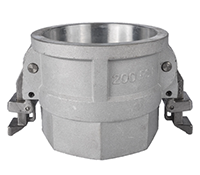 356T6 Aluminum D Coupler Double Lock Camlock Fitting