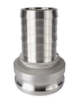 356T6 Aluminum E Adapter (Reducer) Camlock Fitting