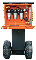 Auto-Air™ 100 Cubic Feet Per Minute (ft³/min) Air Flow Small Cylinder Cart with Intrinsically Safe (IS) CO Monitor