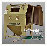 BNP 260 Model Wet Blast Suction Cabinet for Use with Aggressive Media (24743)