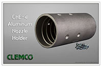 Model CHE-4, 1-1/4 Inch (in) Thread Aluminum Nozzle Holder (00581) - 2
