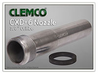 CXD-6 Tungsten Carbide Lined Long Venturi Style Nozzle (23460) - 2