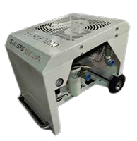 Cool Pak Pro Aftercoolers/Filters Combo on Wheels - Operating Position