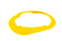 Type II + Hi-Viz Yellow Full Brim Accessory Kit (FBHY - Back Left)