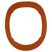 Type II + Orange Full Brim Accessory Kit (FBOR - Front)