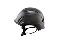 Type II + Non-Vented Black Safety Helmet with Mips Technology (T2NBKM - Left Side)