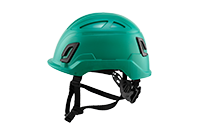 Type II + Non-Vented Forest Green Safety Helmet with Mips Technology (T2NFGM - Side)