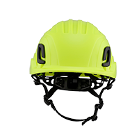 Type II + Non-Vented Hi Viz Yellow Safety Helmet (T2NHY - Front)