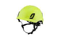 Type II + Non-Vented Hi Viz Yellow Safety Helmet (T2NHY - Pro-Three Quarter)