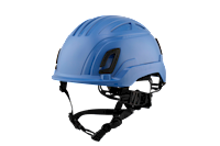 Type II + Non-Vented Kentucky Blue Safety Helmet with Mips Technology (T2NKBM - Pro-Three Quarter)