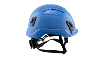 Type II + Non-Vented Kentucky Blue Safety Helmet with Mips Technology (T2NKBM - Right Side)