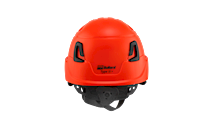 Type II + Non-Vented Orange Safety Helmet (T2NOR - Pro-Back)