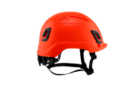 Type II + Non-Vented Orange Safety Helmet (T2NOR - Right Side)