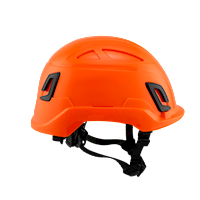 Type II + Non-Vented Orange Safety Helmet (T2NOR - Right)