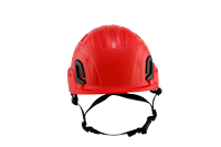 Type II + Non-Vented Red Safety Helmet with Mips Technology (T2NRDM - Pro-Front)