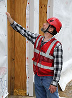 Type II + Non-Vented Red Safety Helmet (T2NRD - Action-1)