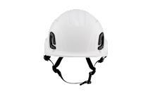 Type II + Non-Vented White Safety Helmet with Mips Technology (T2NWHM - Pro-Front)