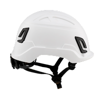 Type II + Non-Vented White Safety Helmet with Mips Technology (T2NWHM - Right)
