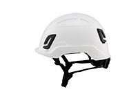 Type II + Non-Vented White Safety Helmet (T2NWH - Left Side)
