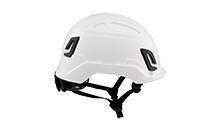 Type II + Non-Vented White Safety Helmet (T2NWH - Right Side)