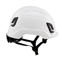 Type II + Non-Vented White Safety Helmet (T2NWH - Right)