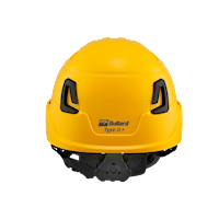 Type II + Non-Vented Yellow Safety Helmet with Mips Technology (T2NYLM - Back)
