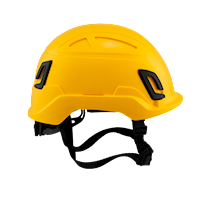 Type II + Non-Vented Yellow Safety Helmet with Mips Technology (T2NYLM - Right)