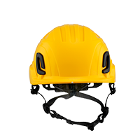 Type II + Non-Vented Yellow Safety Helmet (T2NYL - Front)