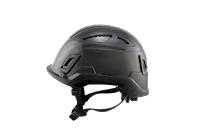 Type II + Vented Black Safety Helmet with Mips Technology (T2VBKM - Left Side)