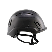 Type II + Vented Black Safety Helmet with Mips Technology (T2VBKM - Right)
