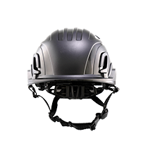 Type II + Vented Black Safety Helmet (T2VBK - Front)