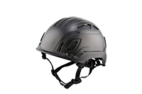 Type II + Vented Black Safety Helmet (T2VBK - Pro-Three Quarter)