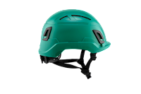 Type II + Vented Forest Green Safety Helmet with Mips Technology (T2VFGM - Right Side)