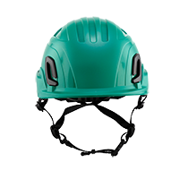 Type II + Vented Forest Green Safety Helmet (T2VFG - Front)
