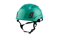 Type II + Vented Forest Green Safety Helmet (T2VFG - Pro-Three Quarter)