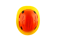 Type II + Vented Hi-Viz Orange Safety Helmet with Hi-Viz Yellow FlexBrim (T2VHOFBHY - Pro-Top)