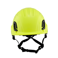 Type II + Vented Hi-Viz Yellow Safety Helmet with Mips Technology (T2VHYM - Front)