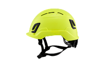 Type II + Vented Hi-Viz Yellow Safety Helmet with Mips Technology (T2VHYM - Left Side)