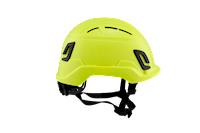 Type II + Vented Hi-Viz Yellow Safety Helmet with Mips Technology (T2VHYM - Right Side)