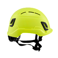 Type II + Vented Hi-Viz Yellow Safety Helmet with Mips Technology (T2VHYM - Right)