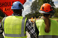 Type II + Vented Kentucky Blue Safety Helmet (T2VKB - Action-3)