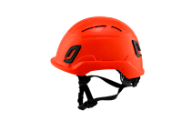 Type II + Vented Orange Safety Helmet with Mips Technology (T2VORM - Left Side)