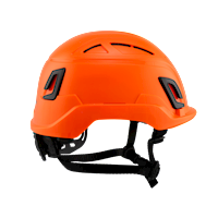 Type II + Vented Orange Safety Helmet with Mips Technology (T2VORM - Right)