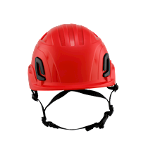 Type II + Vented Red Safety Helmet with Mips Technology (T2VRDM - Front)