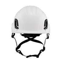 Type II + Vented White Safety Helmet with Mips Technology (T2VWHM - Front)